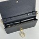 Premio Repliche Portafoglio Gucci Half Horsebit con catena 855654 Nero Imitazione Outlet Online