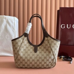 Perfetto Replica Borsa tote piccola Gucci Mercato 866646 tela GG marrone Economiche Vintage False Premio Repliche Borsa tote piccola Gucci Mercato 866646 tela GG marrone Imitazione Outlet Online