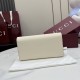Premio Repliche Portafoglio continentale Gucci Half Horsebit 848791 Bianco Imitazione Outlet Online