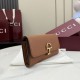 Premio Repliche Portafoglio continentale Gucci Half Horsebit 848791 Marrone Imitazione Outlet Online