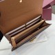 Premio Repliche Portafoglio continentale Gucci Half Horsebit 848791 Marrone Imitazione Outlet Online