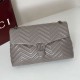 Premio Repliche Borsa a tracolla grande Gucci GG Marmont 850659 Grigio Imitazione Outlet Online