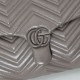Premio Repliche Borsa a tracolla grande Gucci GG Marmont 850659 Grigio Imitazione Outlet Online