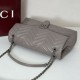 Premio Repliche Borsa a tracolla grande Gucci GG Marmont 850659 Grigio Imitazione Outlet Online