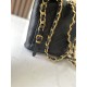 Premio Repliche Zaino vintage Chanel Duma nero Imitazione Outlet Online