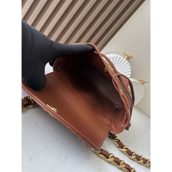 Perfetto Replica Zaino vintage Chanel Duma marrone Economiche Vintage False Premio Repliche Zaino vintage Chanel Duma marrone Imitazione Outlet Online