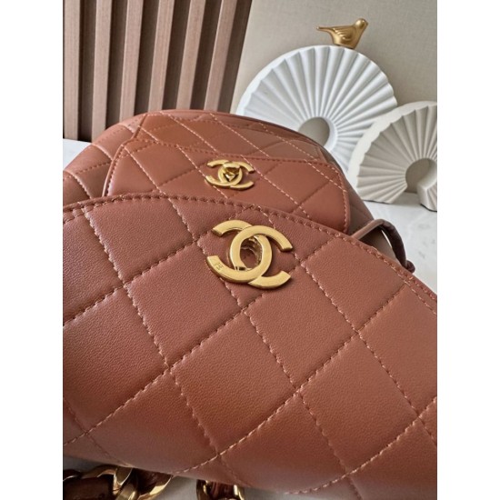 Perfetto Replica Zaino vintage Chanel Duma marrone Economiche Vintage False Premio Repliche Zaino vintage Chanel Duma marrone Imitazione Outlet Online