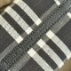 Premio Repliche Borsa tote Burberry Mini Reversible Bloomsbury Check nera/Blu Imitazione Outlet Online