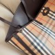 Premio Repliche Borsa tote Burberry Bloomsbury Highlands reversibile media Imitazione Outlet Online