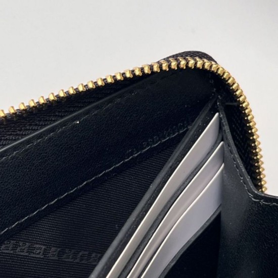 Premio Repliche Portafoglio con cerniera Burberry Vintage Check E-canvas Imitazione Outlet Online