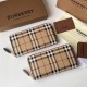 Premio Repliche Portafoglio con cerniera Burberry Vintage Check E-canvas Imitazione Outlet Online