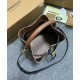 Premio Repliche Borsa a secchiello TB piccola Burberry color caffè Imitazione Outlet Online