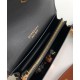 Premio Repliche Borsa a tracolla piccola con fibbia Burberry Caffè Imitazione Outlet Online