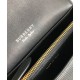 Premio Repliche Borsa a tracolla piccola con fibbia Burberry Nera Imitazione Outlet Online