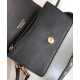 Premio Repliche Borsa a tracolla piccola con fibbia Burberry Nera Imitazione Outlet Online