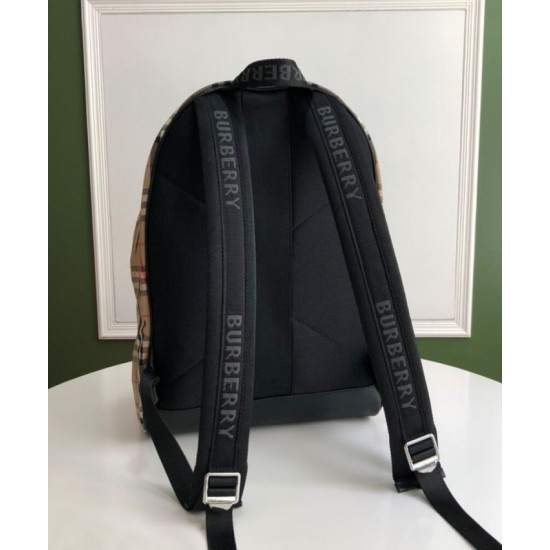 Premio Repliche Zaino Burberry Check Albicocca Imitazione Outlet Online