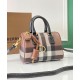 Premio Repliche Mini borsa bowling con motivo a quadri Burberry Imitazione Outlet Online