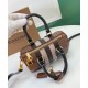 Premio Repliche Mini borsa bowling con motivo a quadri Burberry Imitazione Outlet Online