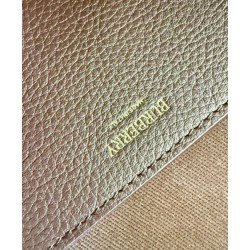 Premio Repliche Borsa a mano Burberry Canvas Highlands Bowling, colore caffè scuro Imitazione Outlet Online