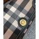 Premio Repliche Borsa Burberry con manico superiore nera Imitazione Outlet Online