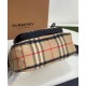 Premio Repliche Borsa a tracolla Burberry Vintage Check color albicocca Imitazione Outlet Online