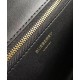 Premio Repliche Borsa a tracolla Burberry TB media Nera Imitazione Outlet Online