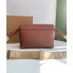 Premio Repliche Borsa a tracolla Burberry Vintage Check Note Caffè Imitazione Outlet Online