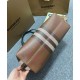 Premio Repliche Borsa tote a quadri Burberry caffè scuro Imitazione Outlet Online
