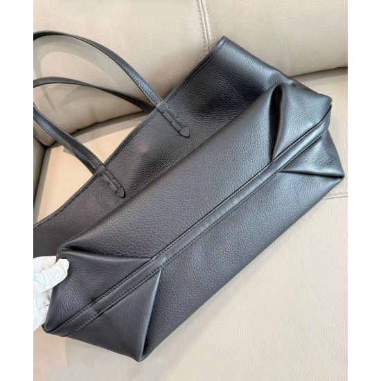 Premio Repliche Borsa tote Burberry Highlands media nera Imitazione Outlet Online
