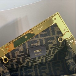 Replica Borsa Fendi First Small In Nappa Blu Scuro
