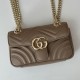 Replica Borse GG Marmont Matelassé Mini 446744 Marrone
