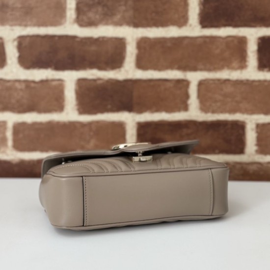 Replica Borse GG Marmont Matelassé Mini 446744 Marrone