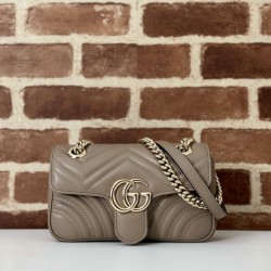 Replica Borse GG Marmont Matelassé Mini 446744 Marrone