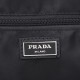 Premio Replica Borsa tote Prada Re-Nylon con finiture in pelle nera Imitazione Outlet Italia