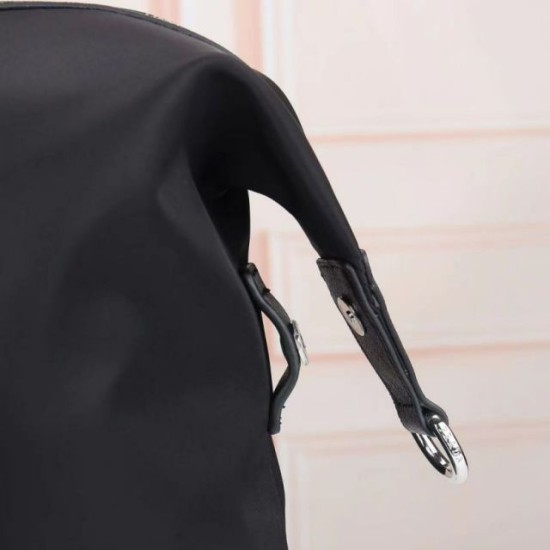 Premio Replica Borsa da viaggio Prada Re-Nylon Saffiano nera Imitazione Outlet Italia