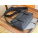 Premio Replica Borsa a tracolla Dior Daily Oblique in tela jacquard nera Imitazione Outlet Italia
