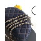 Premio Replica Chanel 26P Clutch con catena AP5094 denim blu scuro Imitazione Outlet Italia