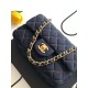 Premio Replica Borsa Chanel Mini Rectangular Classic Flap AS1116 denim blu scuro Imitazione Outlet Italia