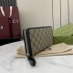 Premio Replica Portafoglio Gucci GG Emblem Zip Around 821803/819122 Nero Imitazione Outlet Italia