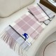Premio Replica Sciarpa Cashmere Burberry Equestrian Knight Check 32 x 180 Rosa Imitazione Outlet Italia