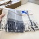 Premio Replica Sciarpa Cashmere Burberry Equestrian Knight Check 32 x 180 Grigio Imitazione Outlet Italia