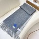 Premio Replica Sciarpa reversibile cashmere classico Burberry 32 x 180 Grigio Imitazione Outlet Italia