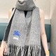 Premio Replica Sciarpa reversibile cashmere classico Burberry 32 x 180 Grigio Imitazione Outlet Italia