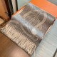 Premio Replica Sciarpa Hermès in stile Brides de Gala Désored  32 x 180 Grigio Imitazione Outlet Italia