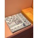 Premio Replica sciarpe reversibile LV velluto multicolore monogramma LV™ 140 Rosa Imitazione Outlet Italia