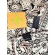 Premio Replica sciarpe reversibile LV velluto multicolore monogramma LV™ 140 Rosa Imitazione Outlet Italia