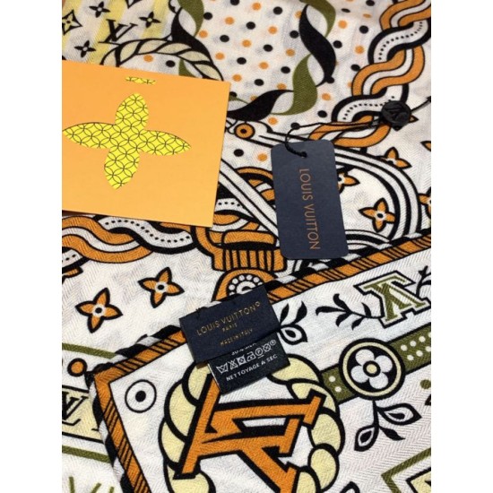 Premio Replica sciarpe reversibile LV velluto multicolore monogramma LV™ 140 Imitazione Outlet Italia