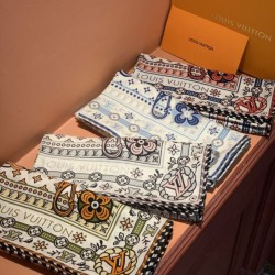 Premio Replica sciarpe reversibile LV velluto multicolore monogramma LV™ 140 Imitazione Outlet Italia