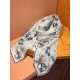 Premio Replica sciarpe reversibile LV velluto multicolore monogramma LV™ 140 Bianco Imitazione Outlet Italia