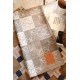 Premio Replica Coperta cashmere a quadri Loewe Anagram Beige 135 x 170 Imitazione Outlet Italia
